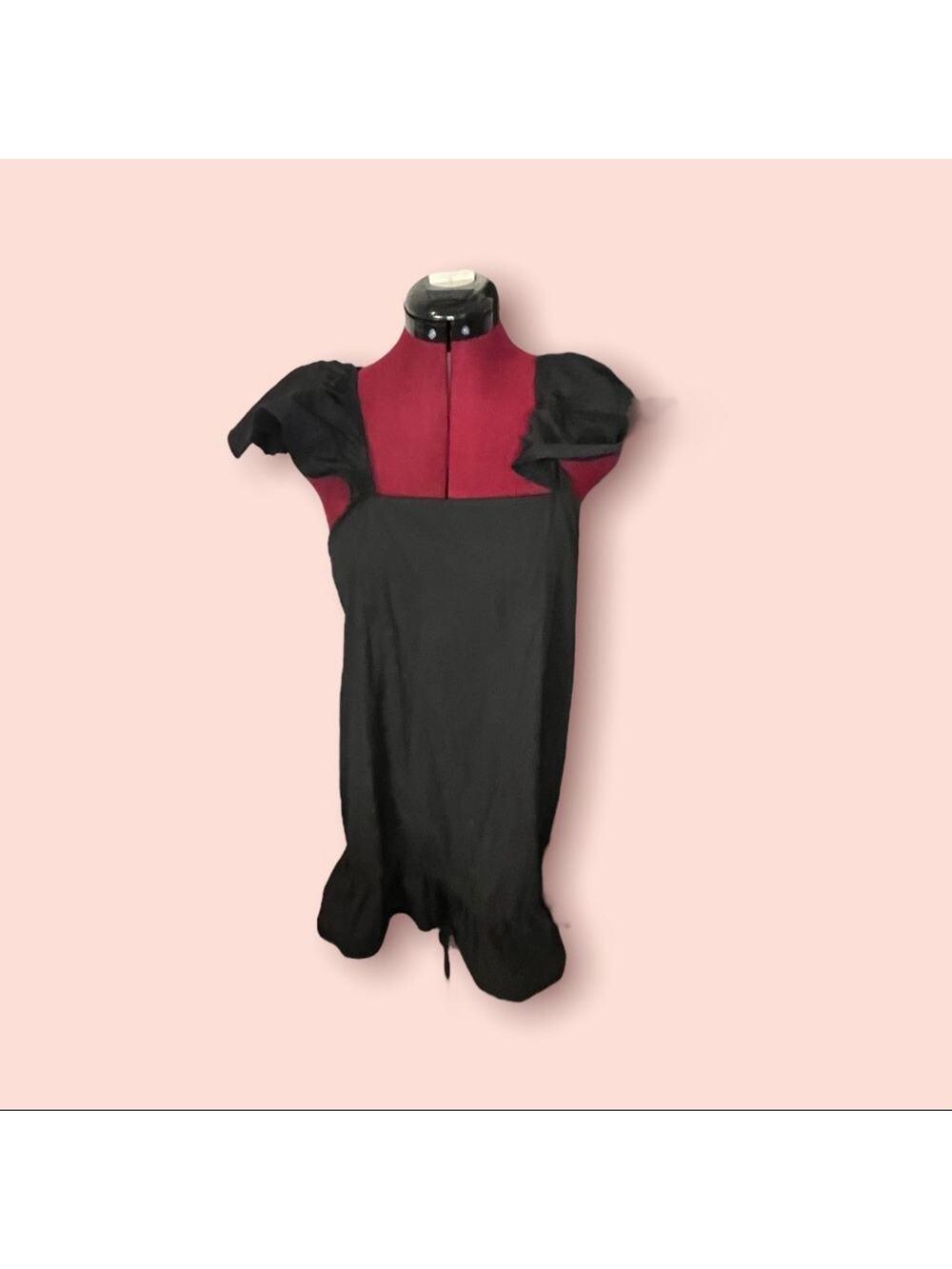 Nasty Gal Size 6 Black Babydoll dress NWT